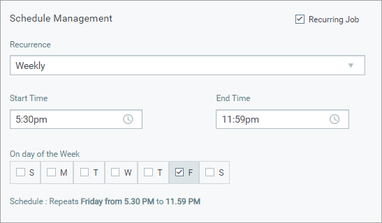 Correlation wizard showing configurations for Trigger Criteria set as Recurring.